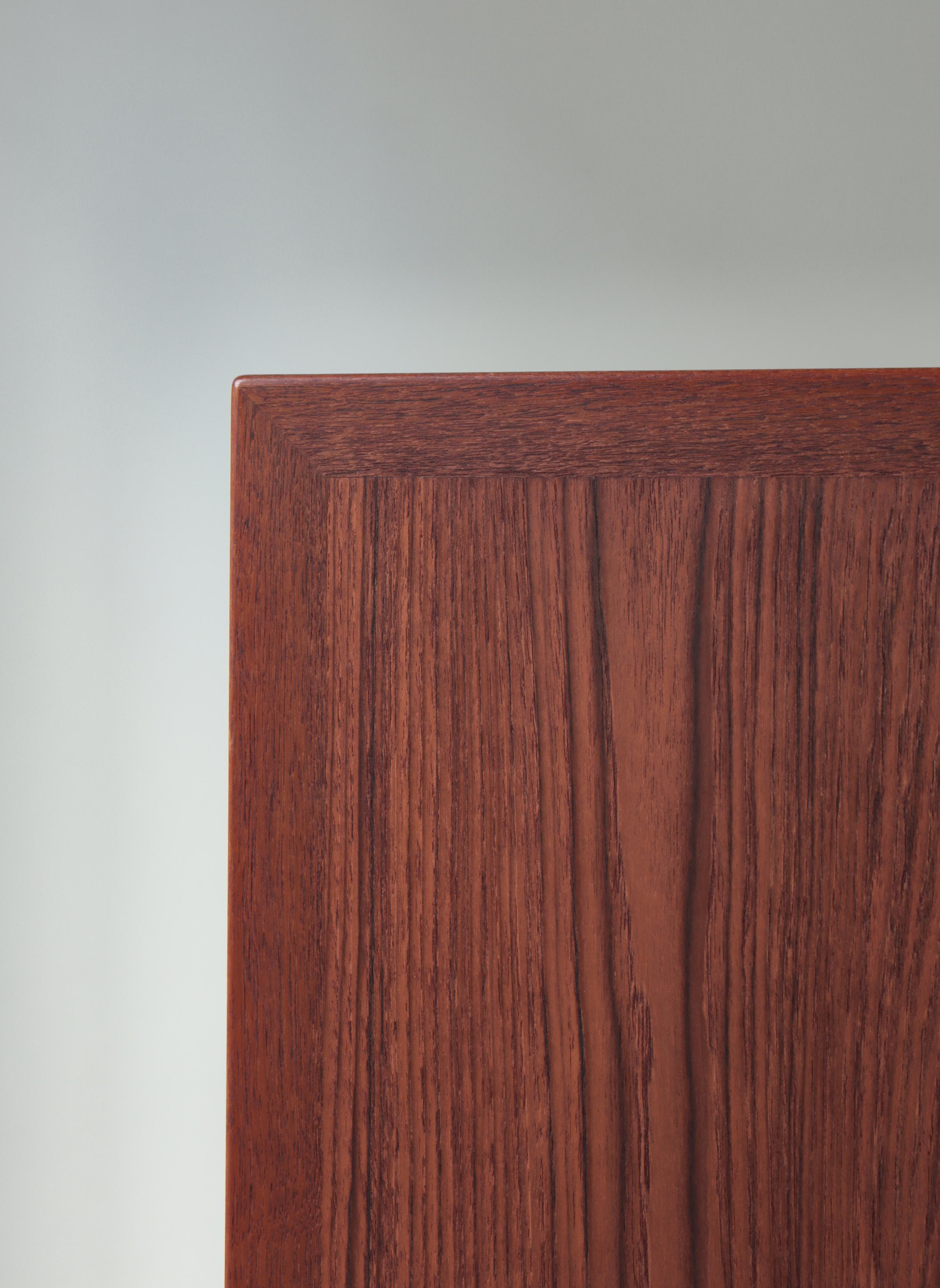 Cómoda Modelo BM57 en madera de teca y latón de Børge Mogensen, 1957, Dinamarca Latón en venta