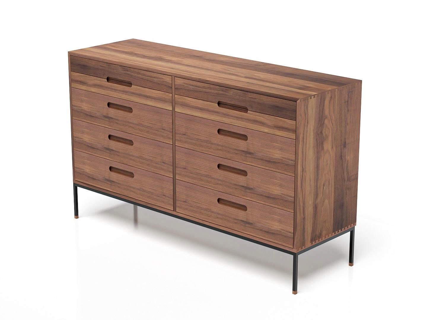 Scandinavian Modern Chest of drawers model Cosmopol. 10 drawers For Sale