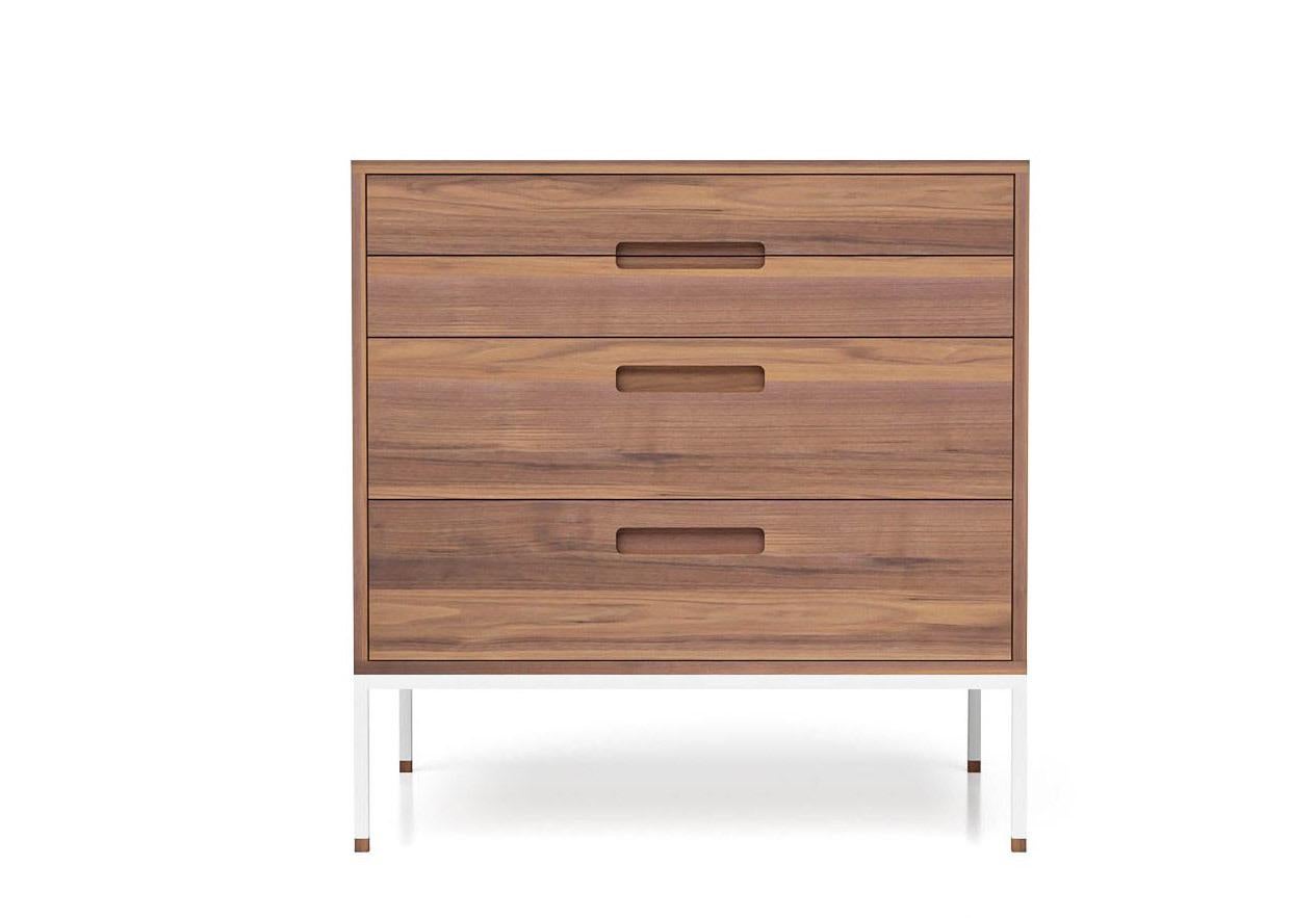 Lacquered Chest of drawers model Cosmopol. 4 drawers For Sale