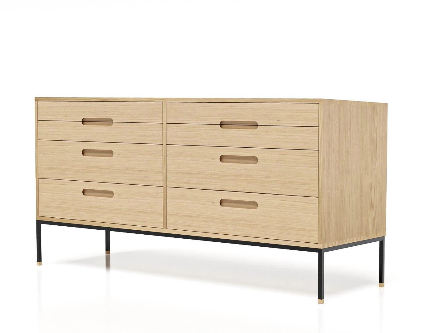 Scandinavian Modern Chest of drawers model Cosmopol. 8 drawers For Sale