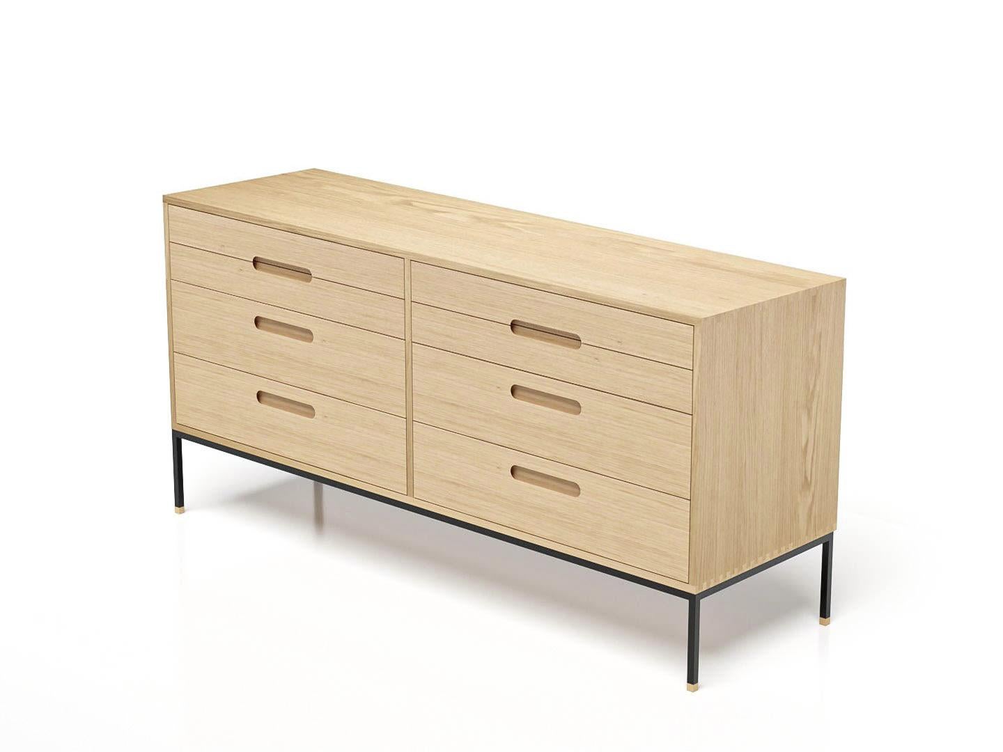 French Chest of drawers model Cosmopol. 8 drawers For Sale