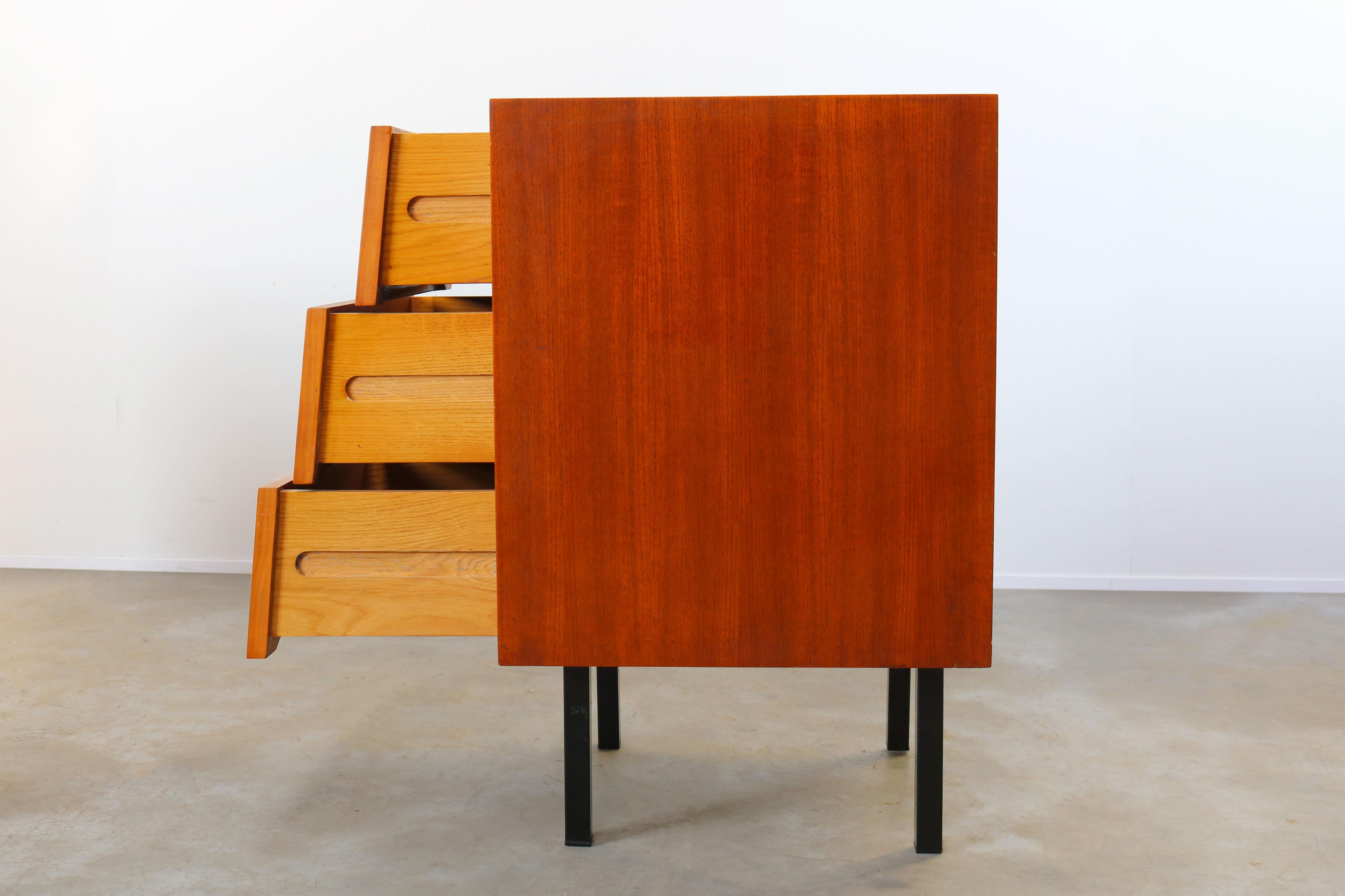 Mid-20th Century Chest of Drawers or Night Stands or Dresser, Florence Knoll for Knoll Teak Black