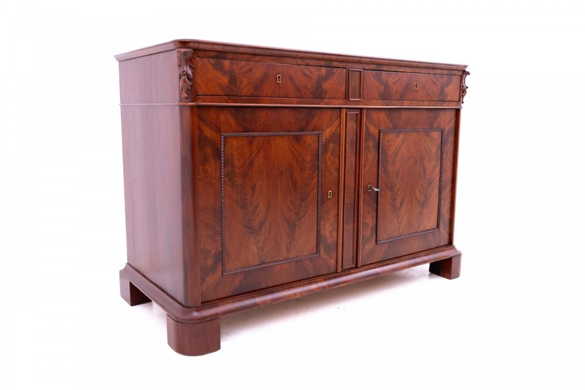 Biedermeier Cassettiera, Europa del Nord, fine del XIX secolo. in vendita