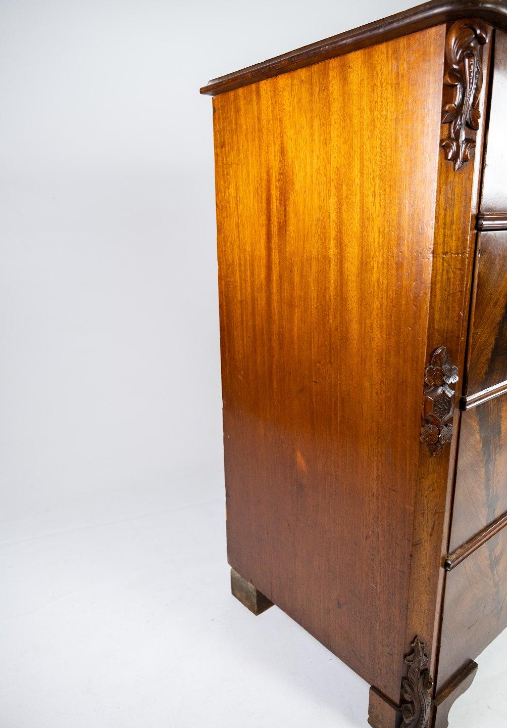 Chest of Drawers of Mahogany, in Great Antique Condition from the 1860s 3