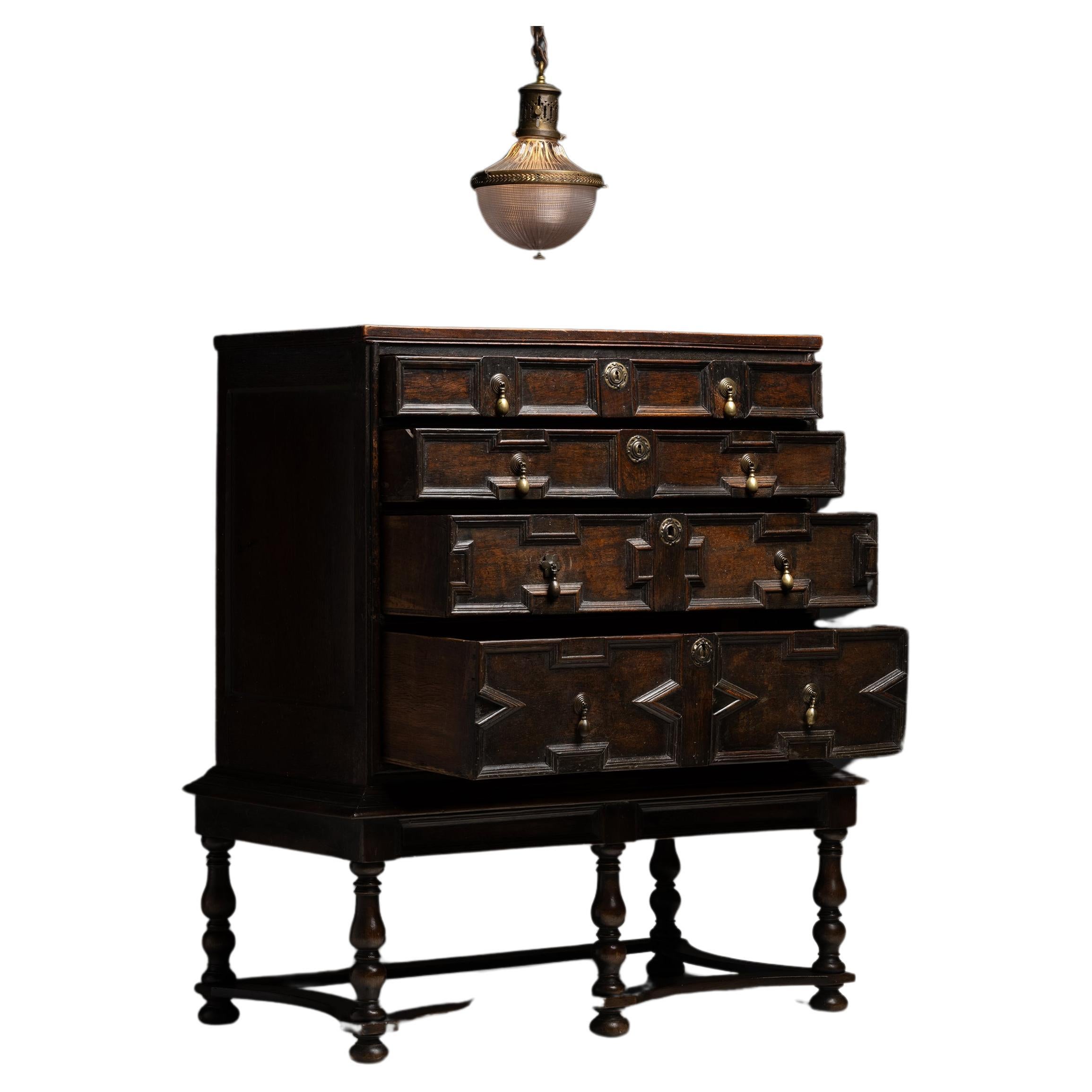 Chest of Drawers on Stand, England circa 1760