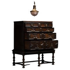 Antique Chest of Drawers on Stand, England circa 1760