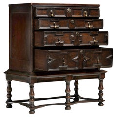 Chest of Drawers on Stand, England circa 1760