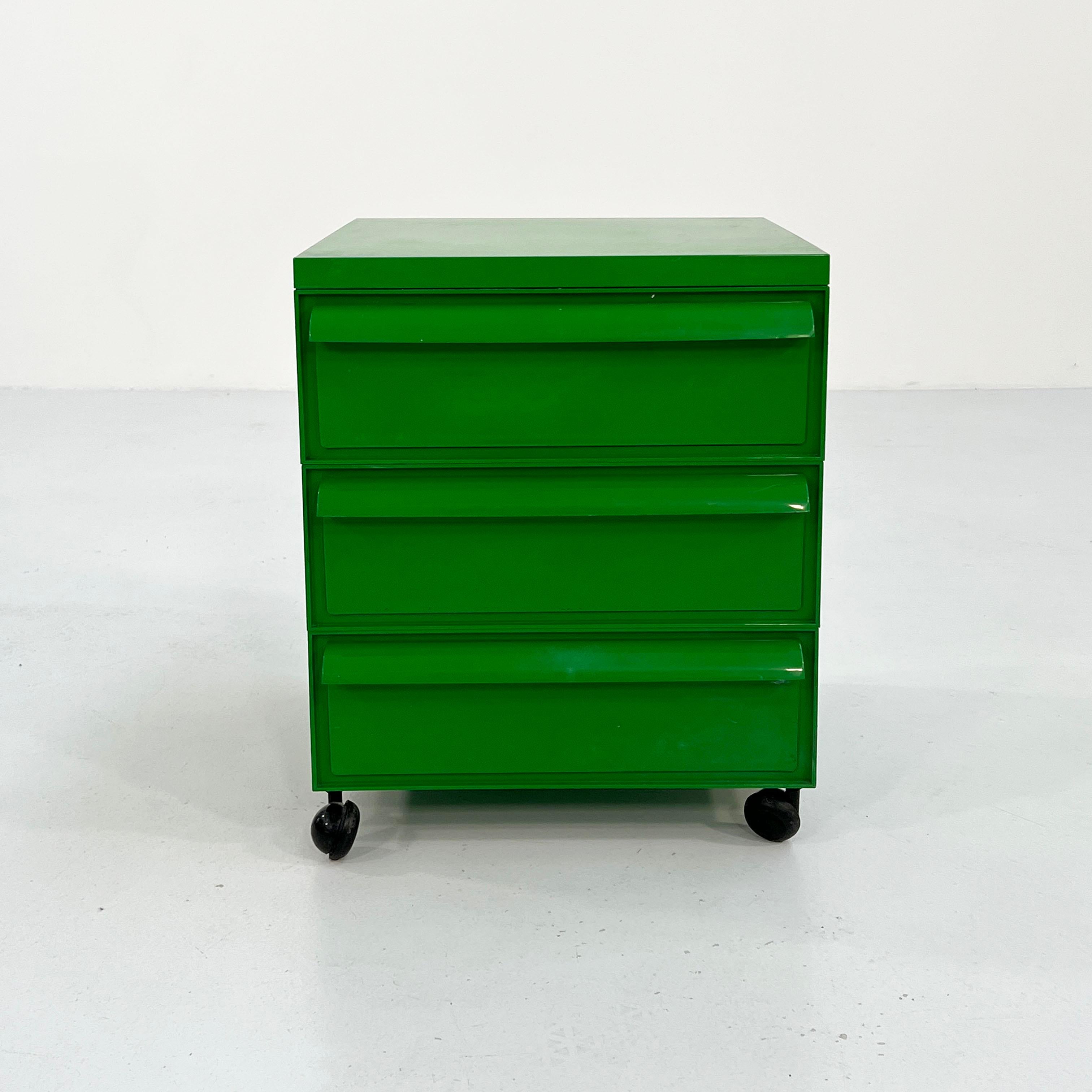 Italian Chest of Drawers on Wheels Model “4601” by Simon Fussell for Kartell, 1970s