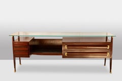 Chest of drawers, or sideboard, in rosewood. Italian work, 1960s.