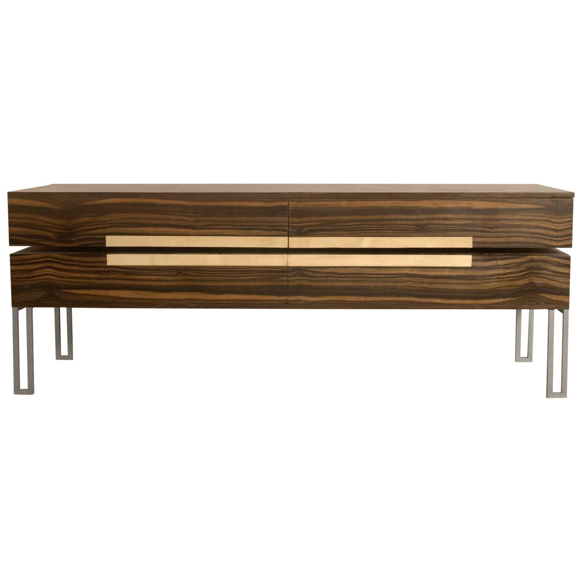 Kommode „Reflet“ aus Ebenholz von Aymeric Lefort