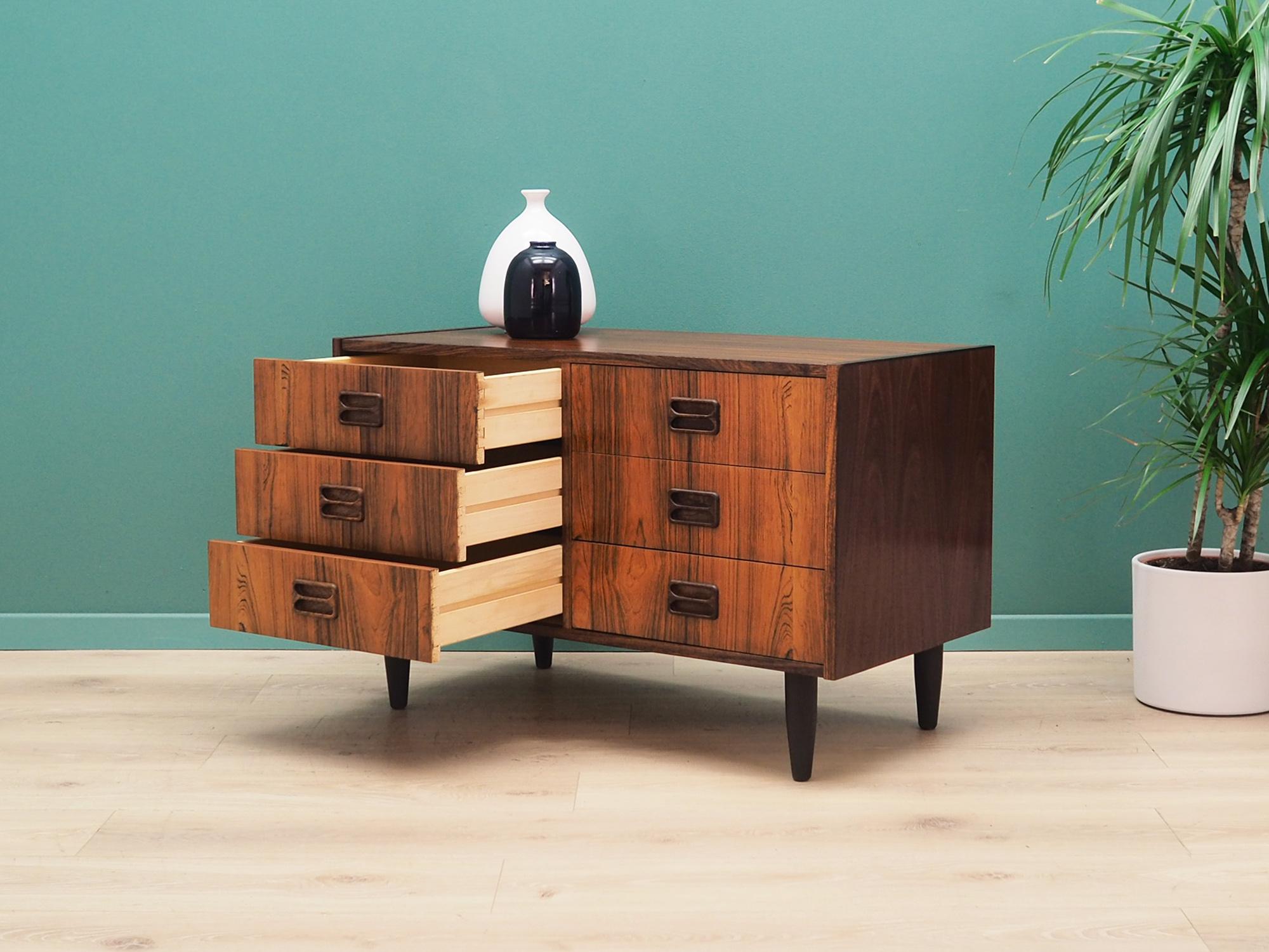 Late 20th Century Chest of Drawers Rosewood, Danish Design, 1970s, Designer N. J. Thørso For Sale