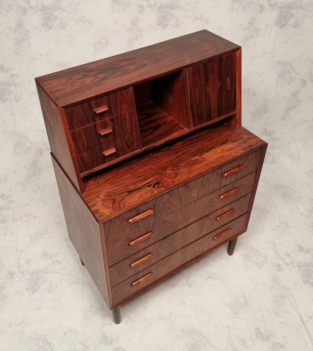 Scandinavian Modern Chest Of Drawers, Scandinavian Dressing Table - Ag Spejl K. - Rosewood, Ca 1960 For Sale