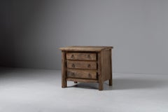 Commode en orme massif, France, 1970