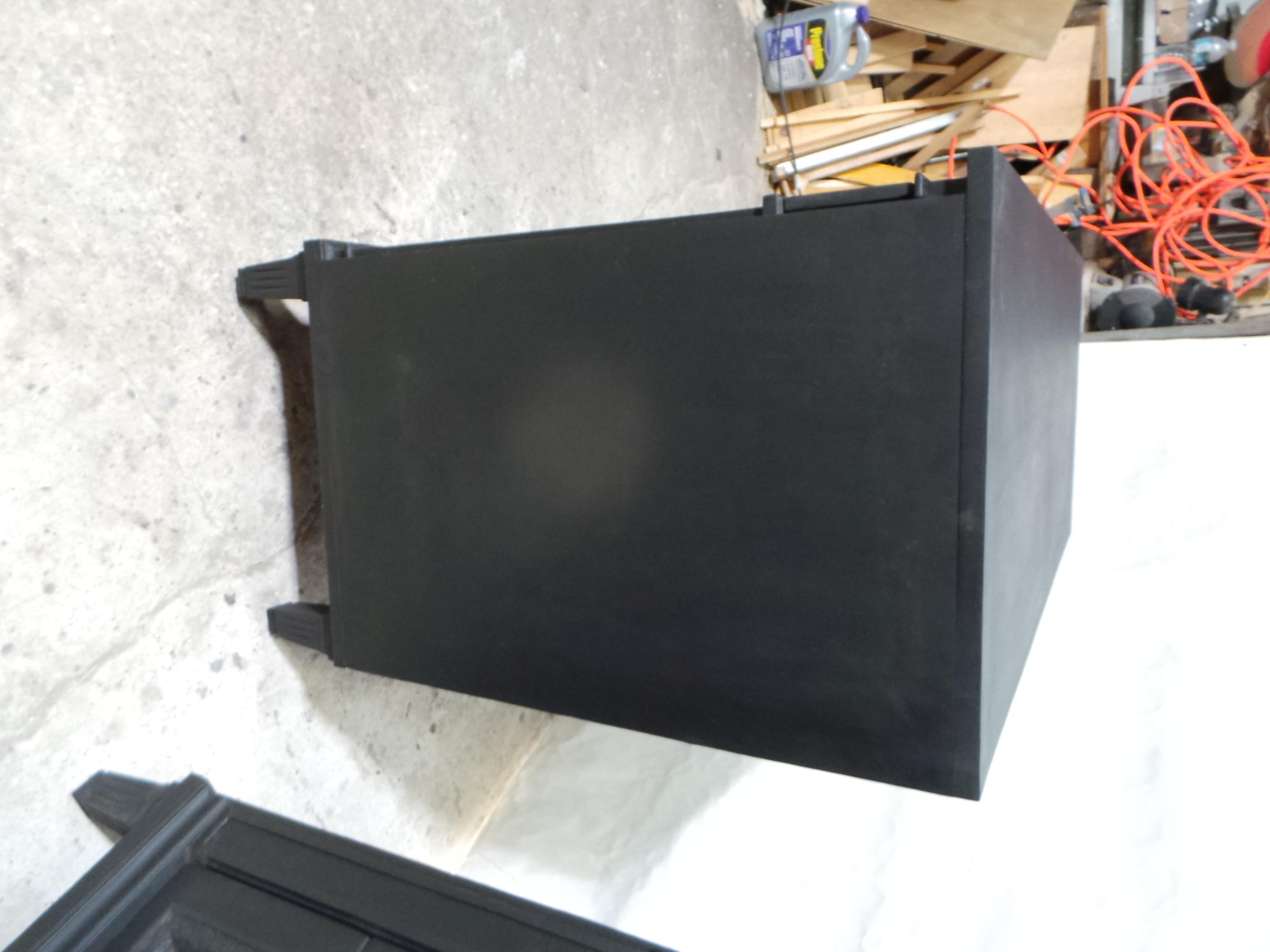 Commode Style Gustavien Suédois Noir Minuit en vente 5
