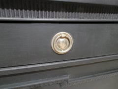 Chest Of Drawers Swedish Gustavian Style Midnight Black