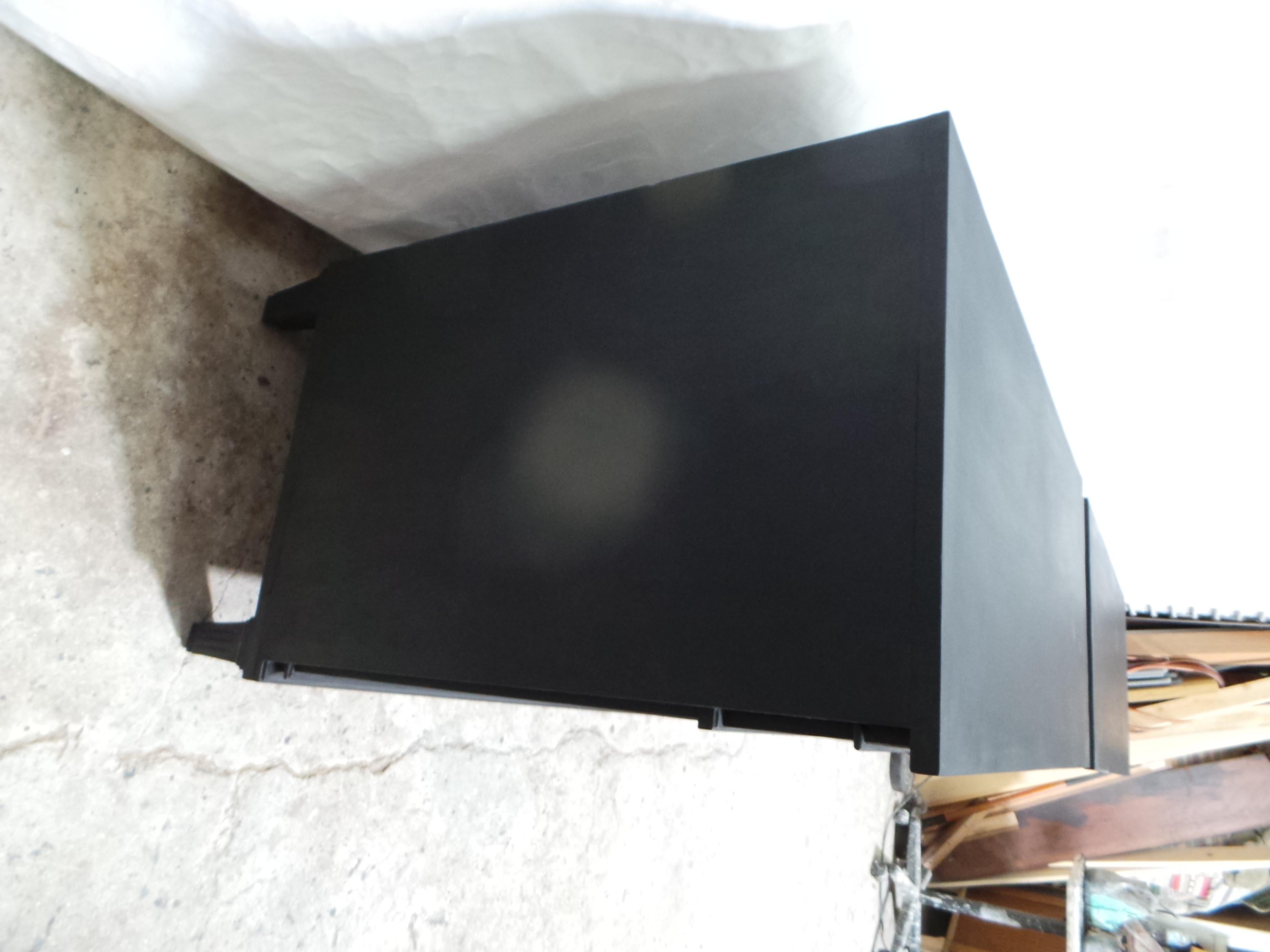 Commode Style Gustavien Suédois Noir Minuit en vente 1