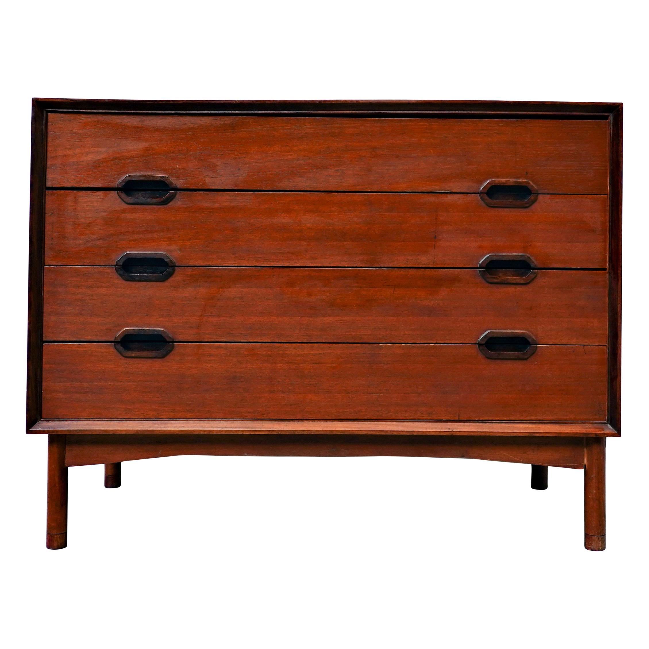 Mid-Century Modern Chest of Drawers, Teak, 1960s For Sale
