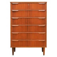 Chest of Drawers Teak, Danish Design, 1960s, Producer Trekanten-Hestbæk A/S