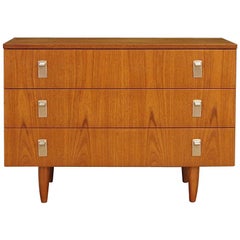 Chest Of Drawers Teak Danish Design 1960-1970 Retro