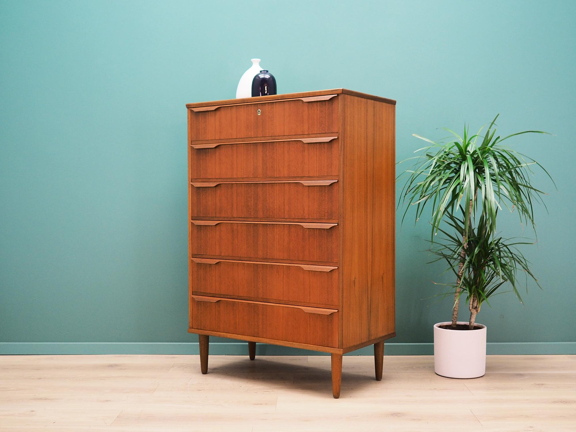  Chest of Drawers Teak, Danish Design, 1960s, Producer Trekanten-Hestbæk A/S In Good Condition For Sale In Szczecin, Zachodniopomorskie