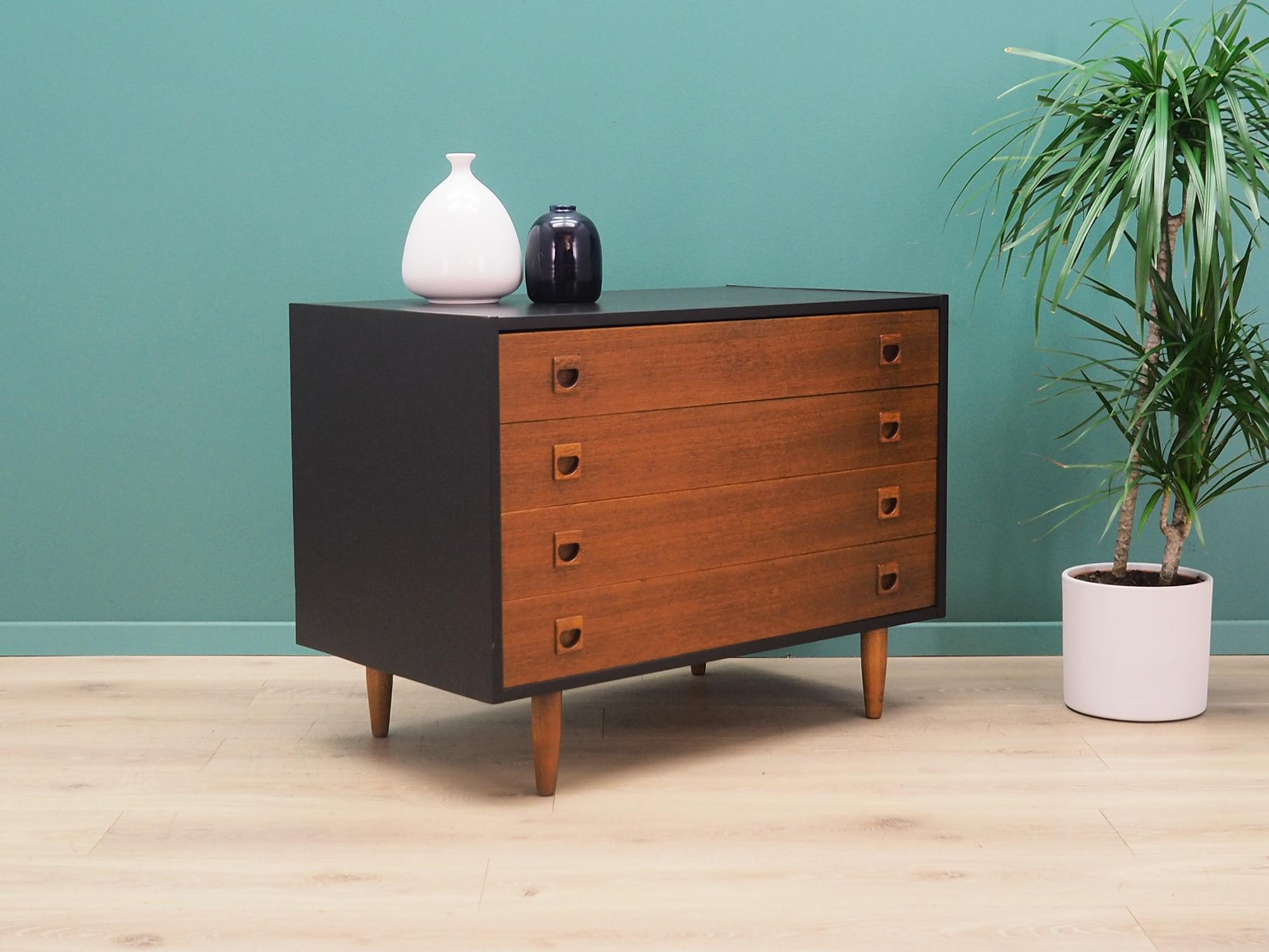 Scandinavian Modern Chest of Drawers Teak, Danish Design, 1970s