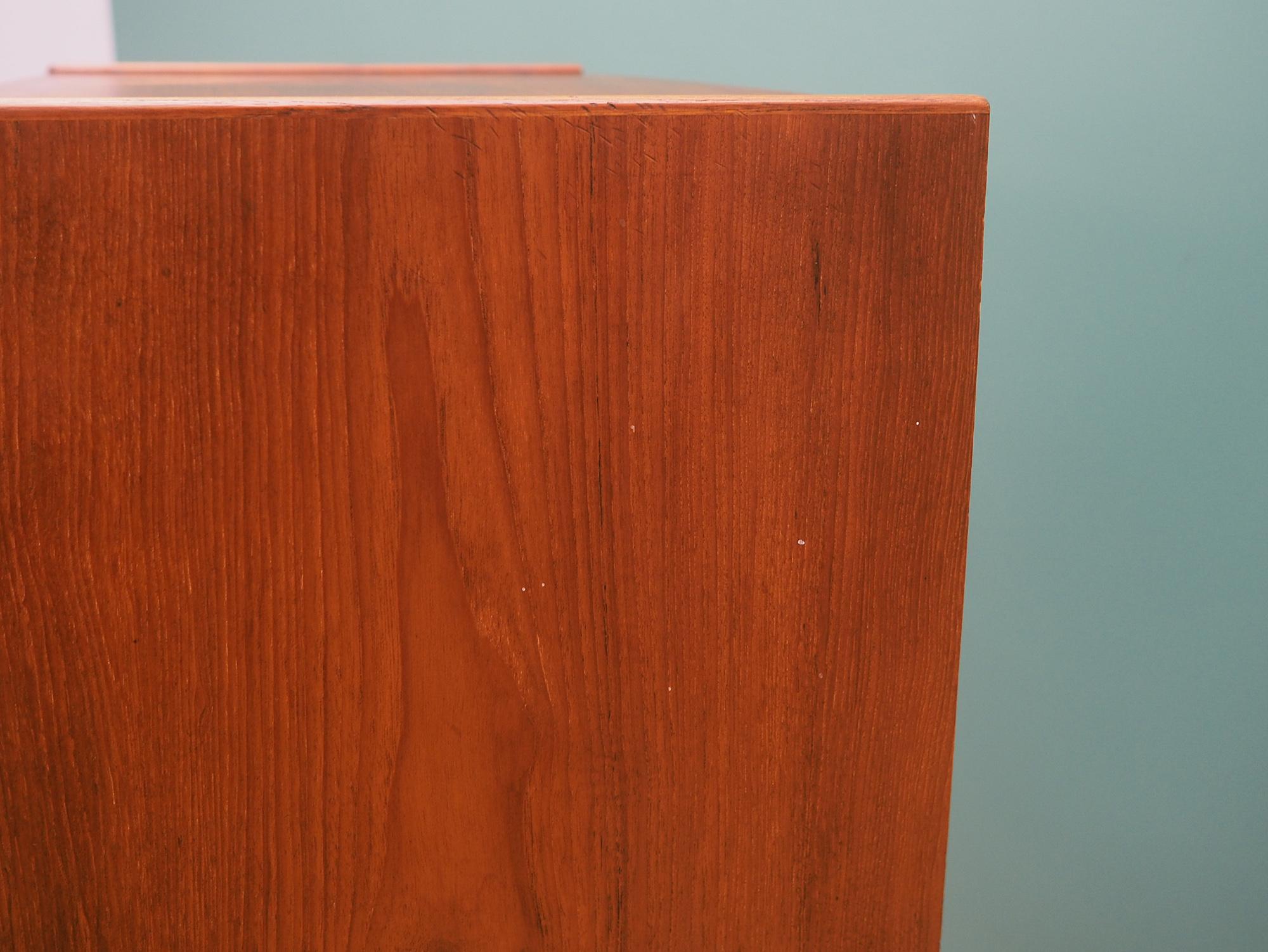 Chest Of Drawers Vintage Teak, 1960-1970 For Sale 6