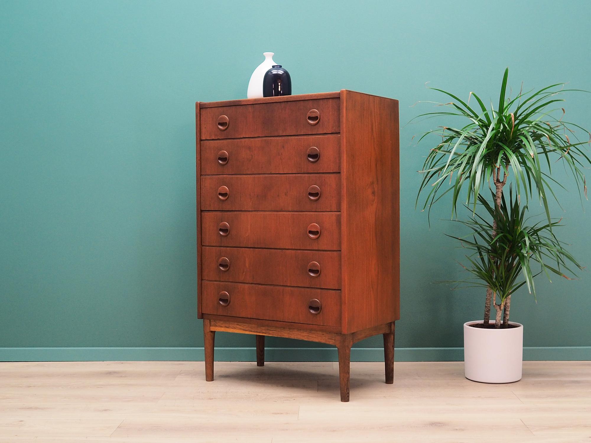 Mid-20th Century Chest Of Drawers Vintage Teak, 1960-1970 For Sale