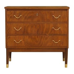 Chest of Drawers Vintage Walnut Danish Design Chest of Drawers Vintage Walnut Danish Design