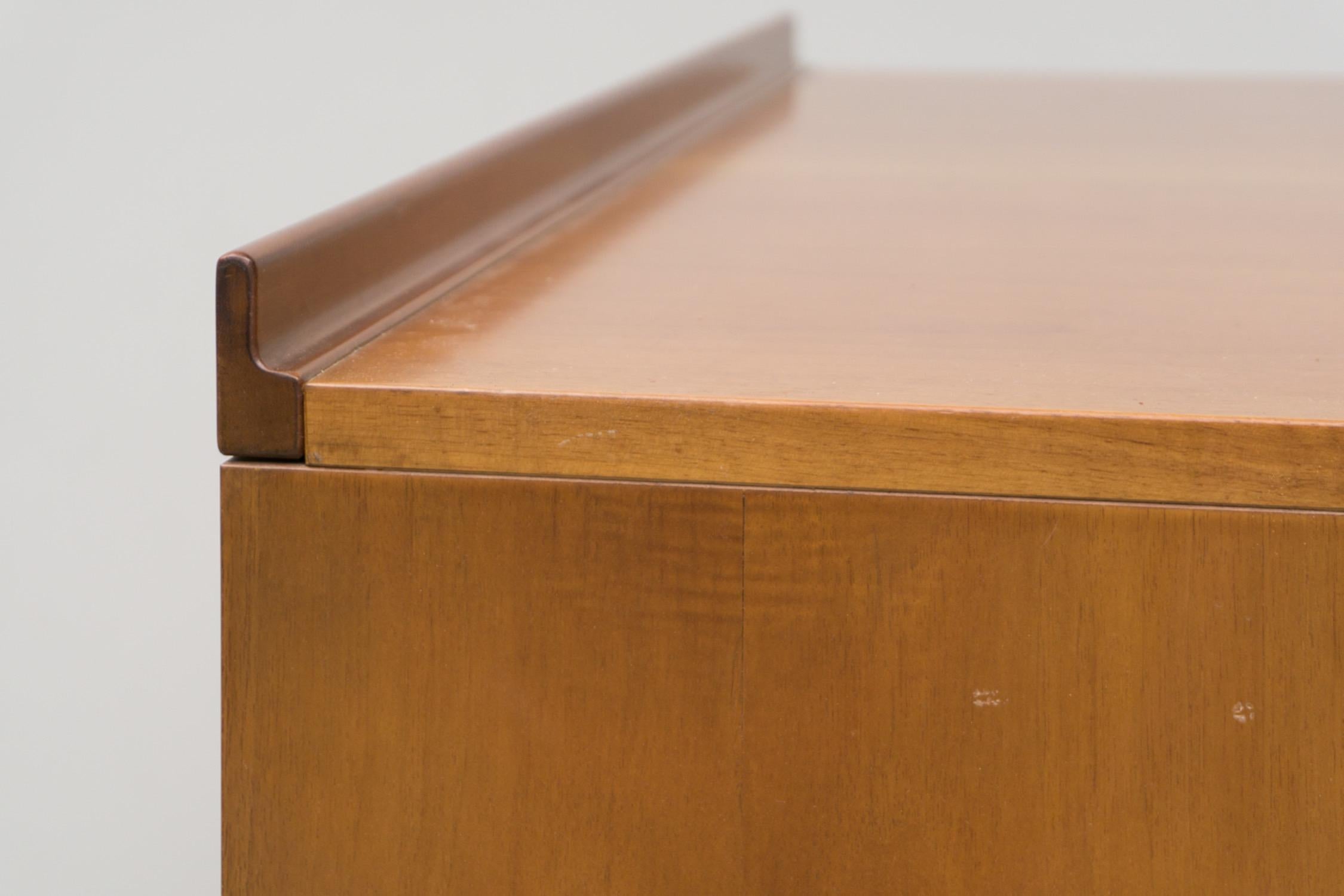 Chest of Drawers, Walnut, by Tito Agnoli, 1968 For Sale 4