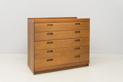 Chest of Drawers, Walnut, by Tito Agnoli, 1968