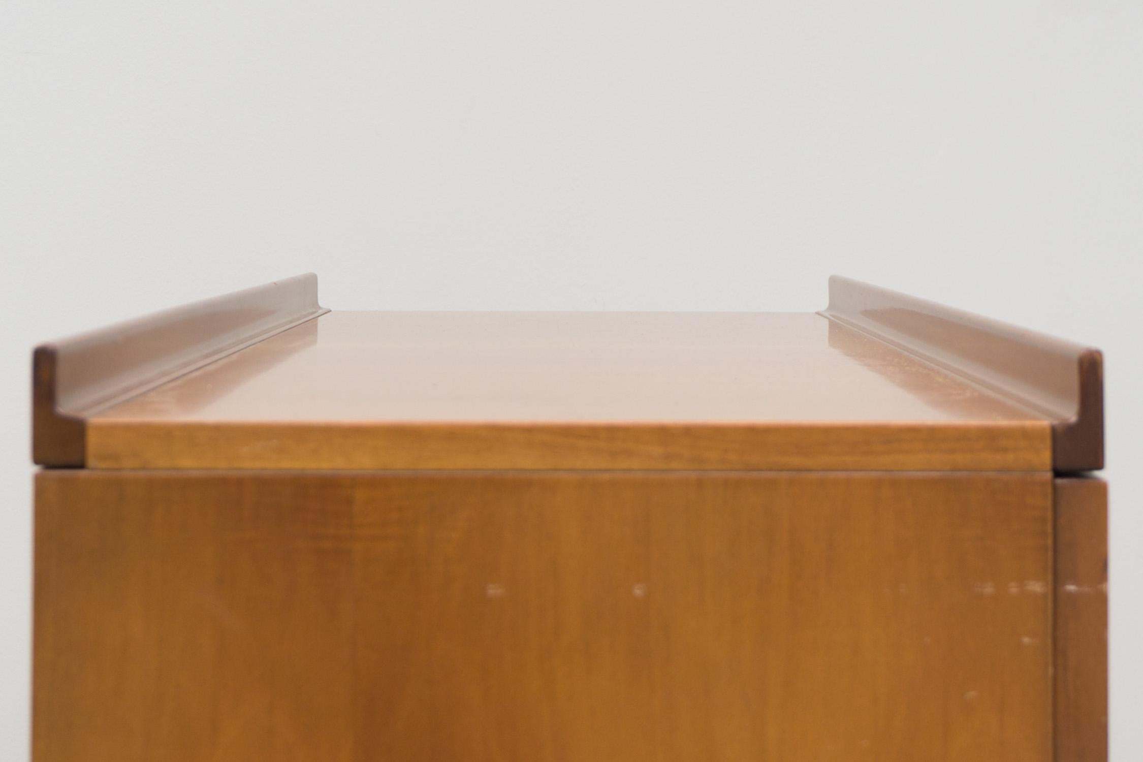 Laminato Cassettiera, Noce, di Tito Agnoli, 1968 in vendita