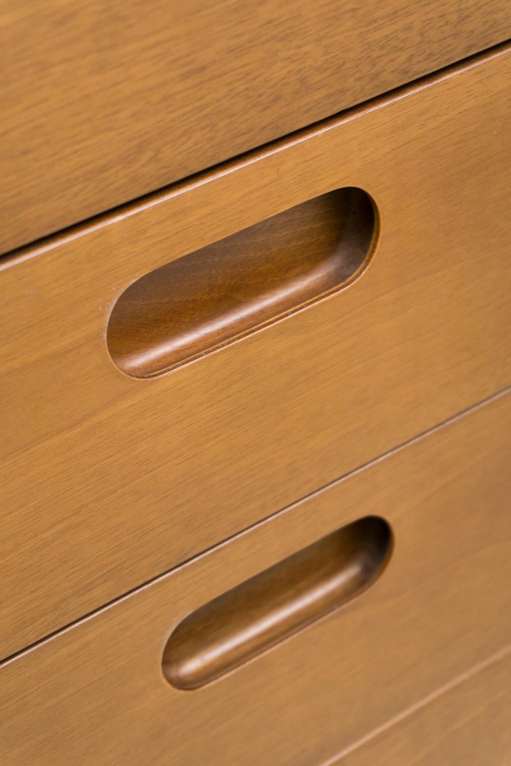Chest of Drawers, Walnut, by Tito Agnoli, 1968 For Sale 1