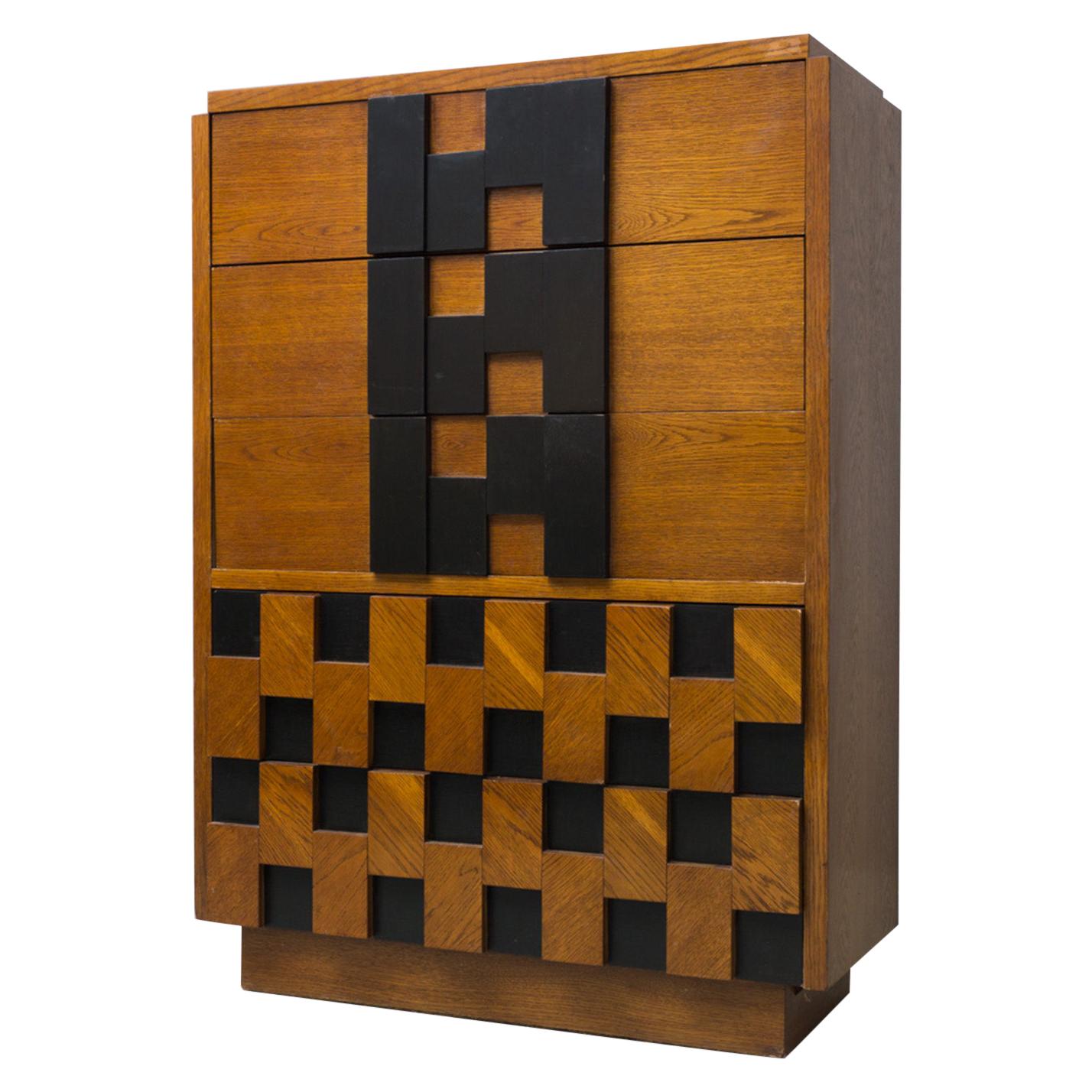 Chest of Drawers, Walnut, Partially Black, 1956