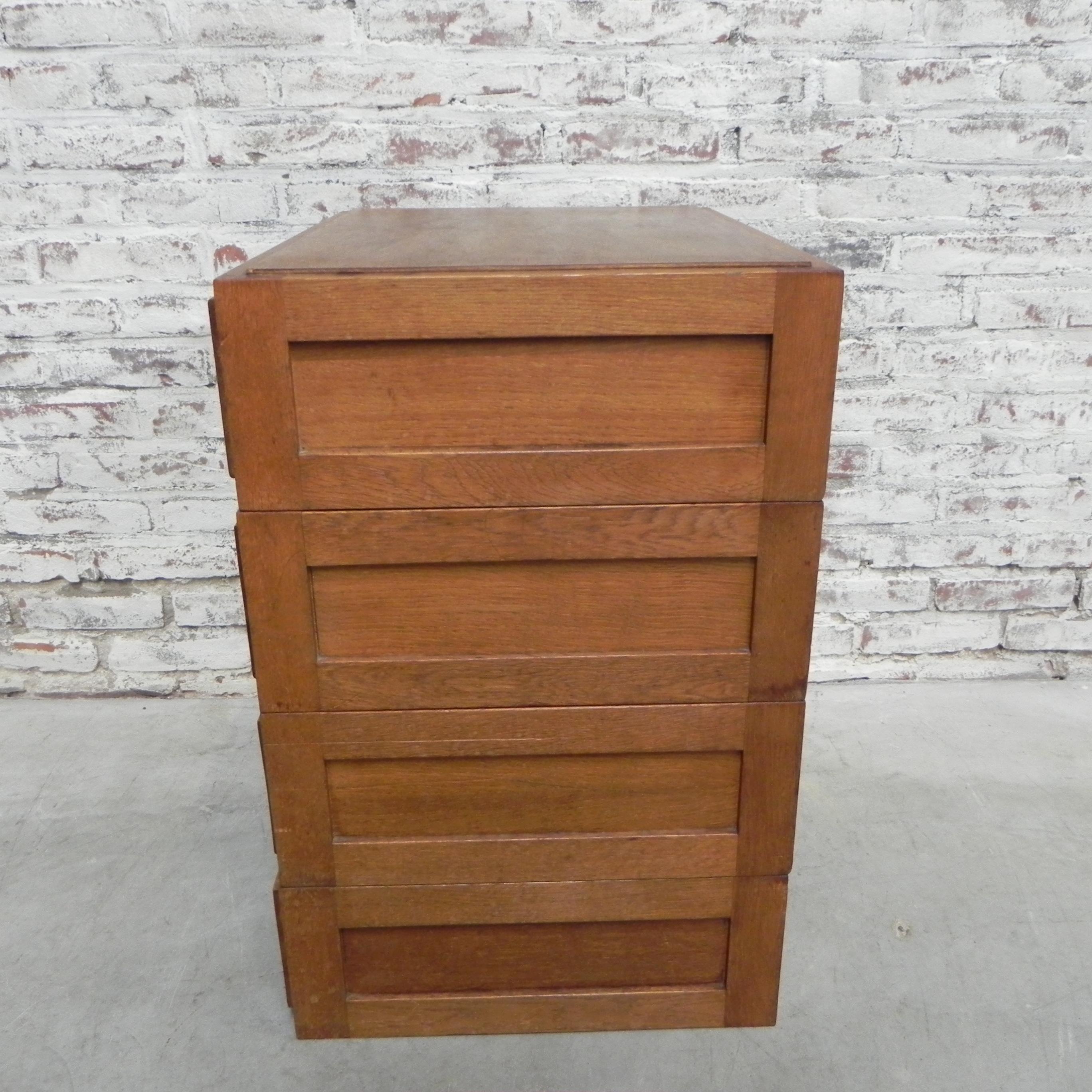 Mid-20th Century Chest of Drawers with 12 Drawers