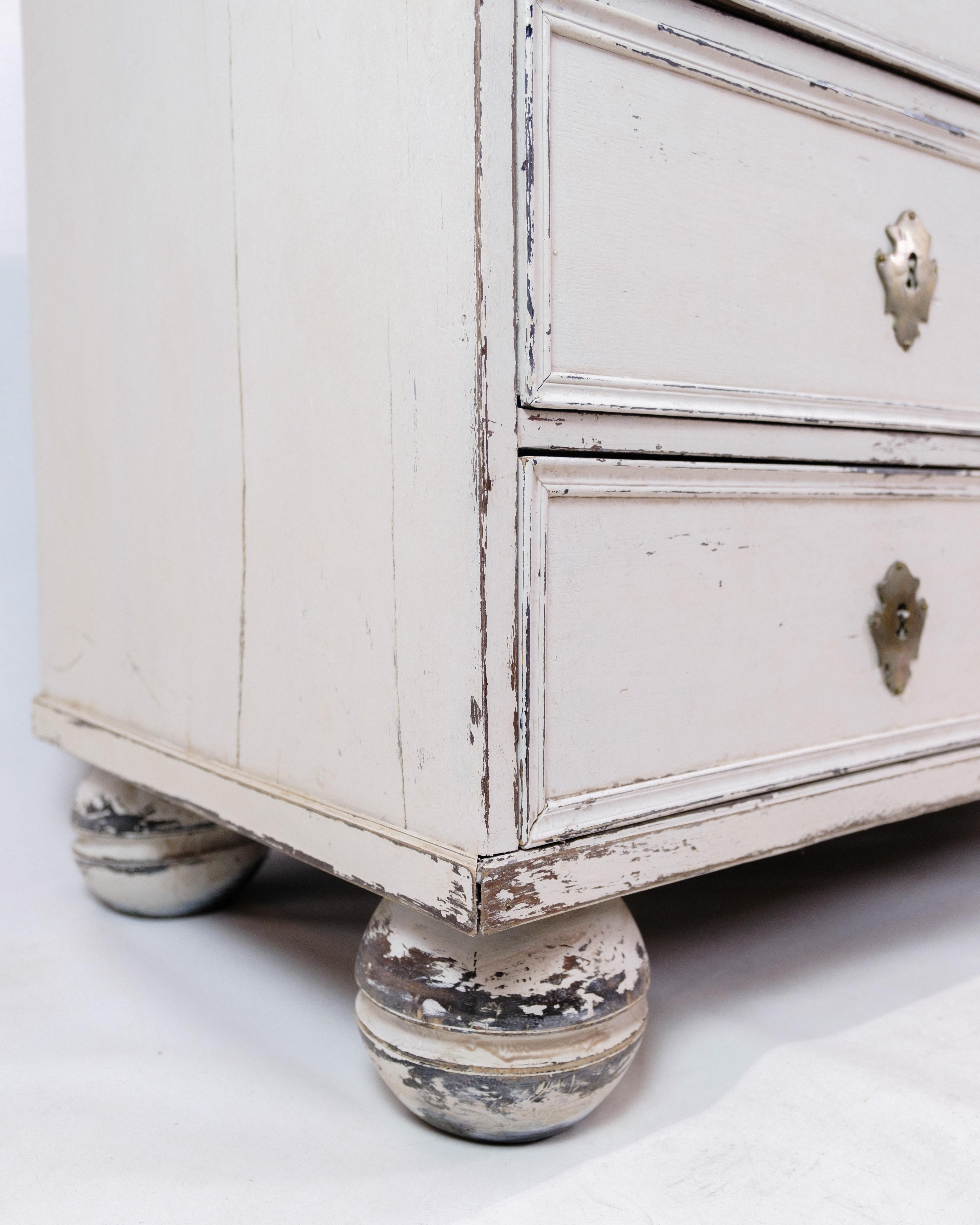 Chest of drawers With 8 Drawers Inspired By The Gustavian style From 1780s For Sale 3