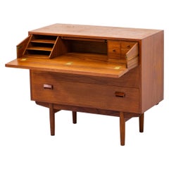 Commode avec coiffeuse intégrée de Børge Mogensen:: Teck:: années 1950