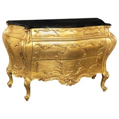 Chest of Drawers with Gold Leaf