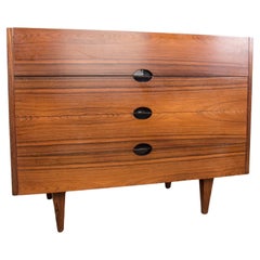 Chest of drawers, with mirror, in rosewood by Paul Geoffroy for Edition Char Chest of drawers, with mirror, in rosewood by Paul Geoffroy for Edition Char