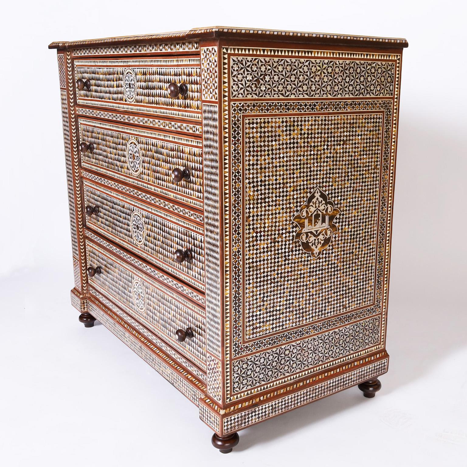 mother of pearl chest of drawers