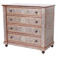 Chest of Drawers with Mother of Pearl Marquetry