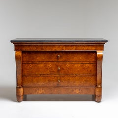 Chest of drawers with stone top, France, 1st half of the 19th century