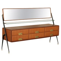 Chest of Drawers with tilting Mirror by Silvio Cavatorta, 1960s