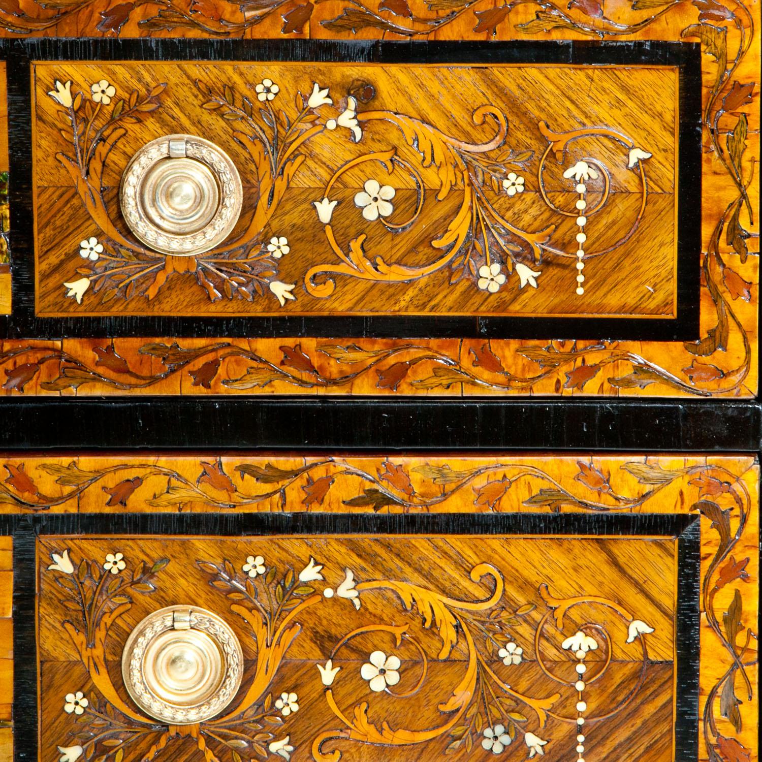 Chest of Drawers with Views of Moscow, Russia, Second Half of the 18th Century 8