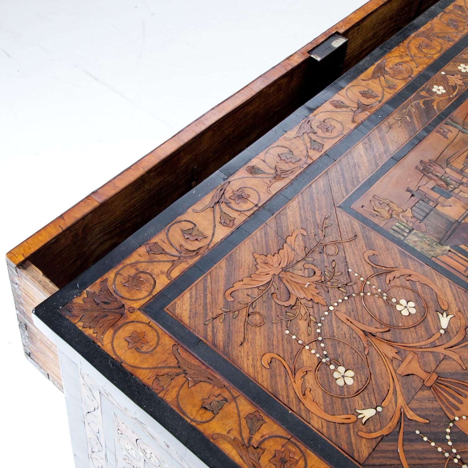 Chest of Drawers with Views of Moscow, Russia, Second Half of the 18th Century 2