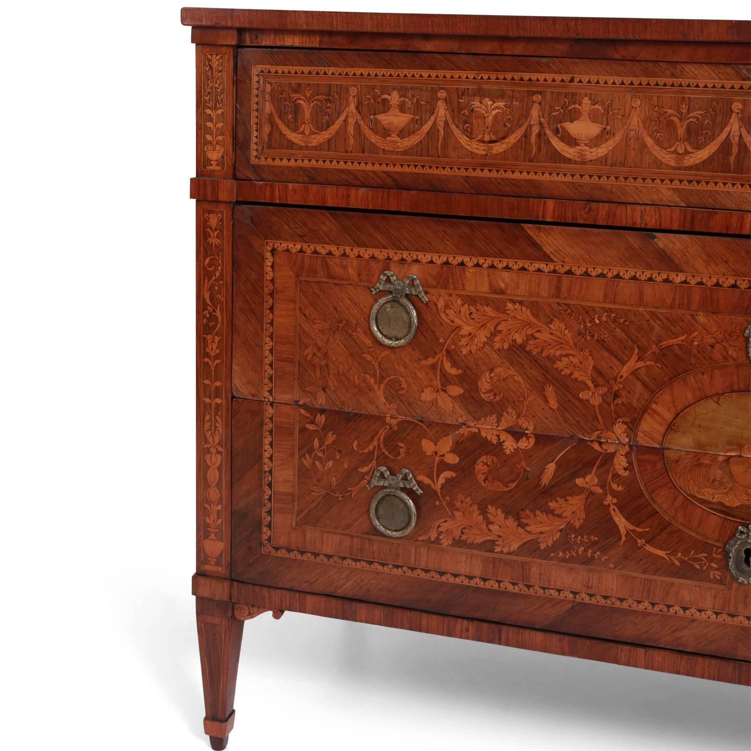 Italian Chest of Drawers, Attributed to Giuseppe Maggiolini, Italy, circa 1790