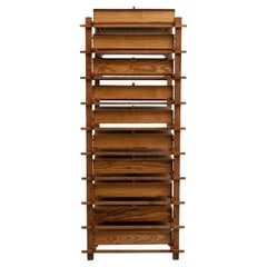 Chest of Mid-Century Modern Wood Drawers After Gerrit Rietveld, circa 1970