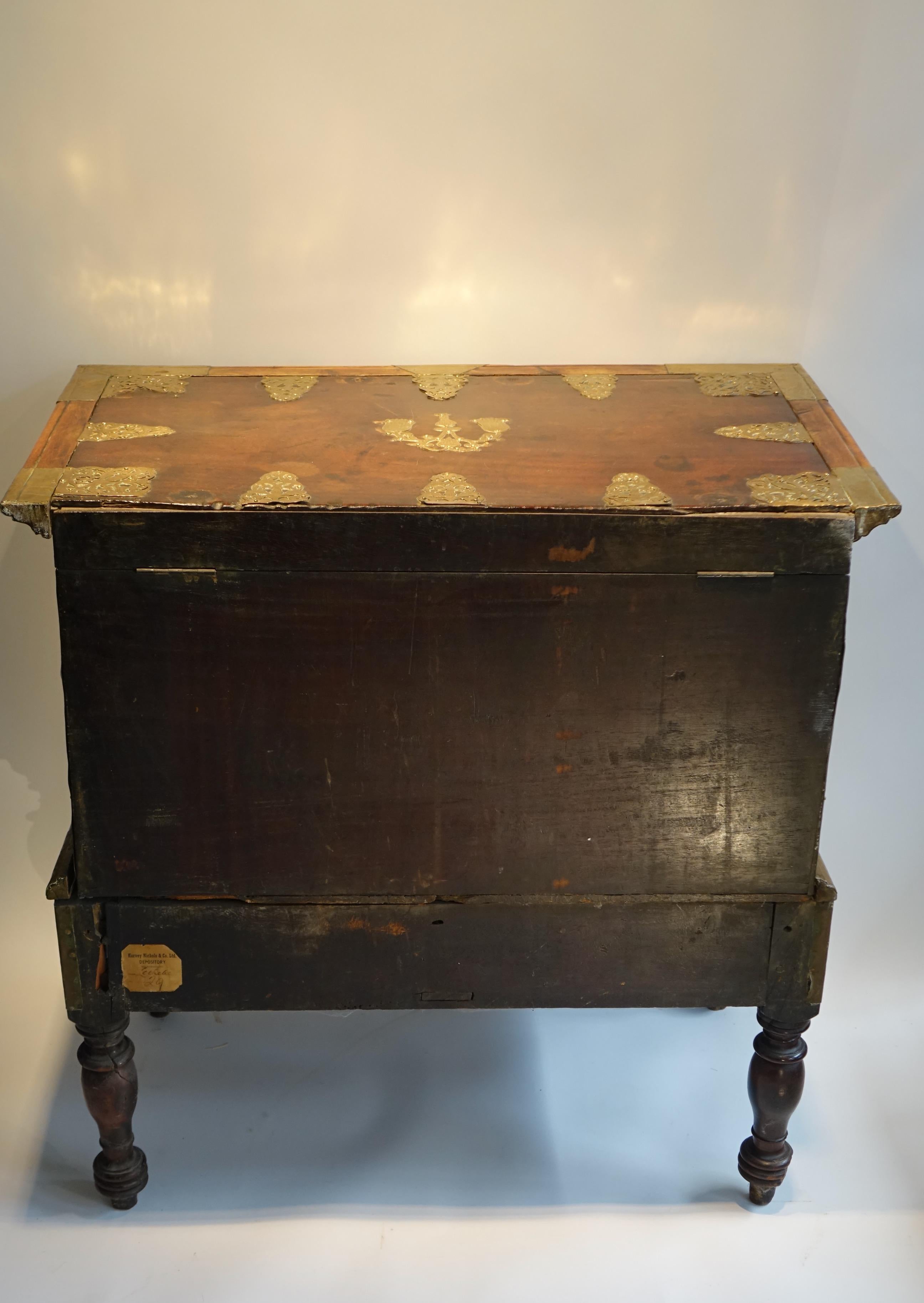 Bronze Chest on stand, Holland 17th century  For Sale