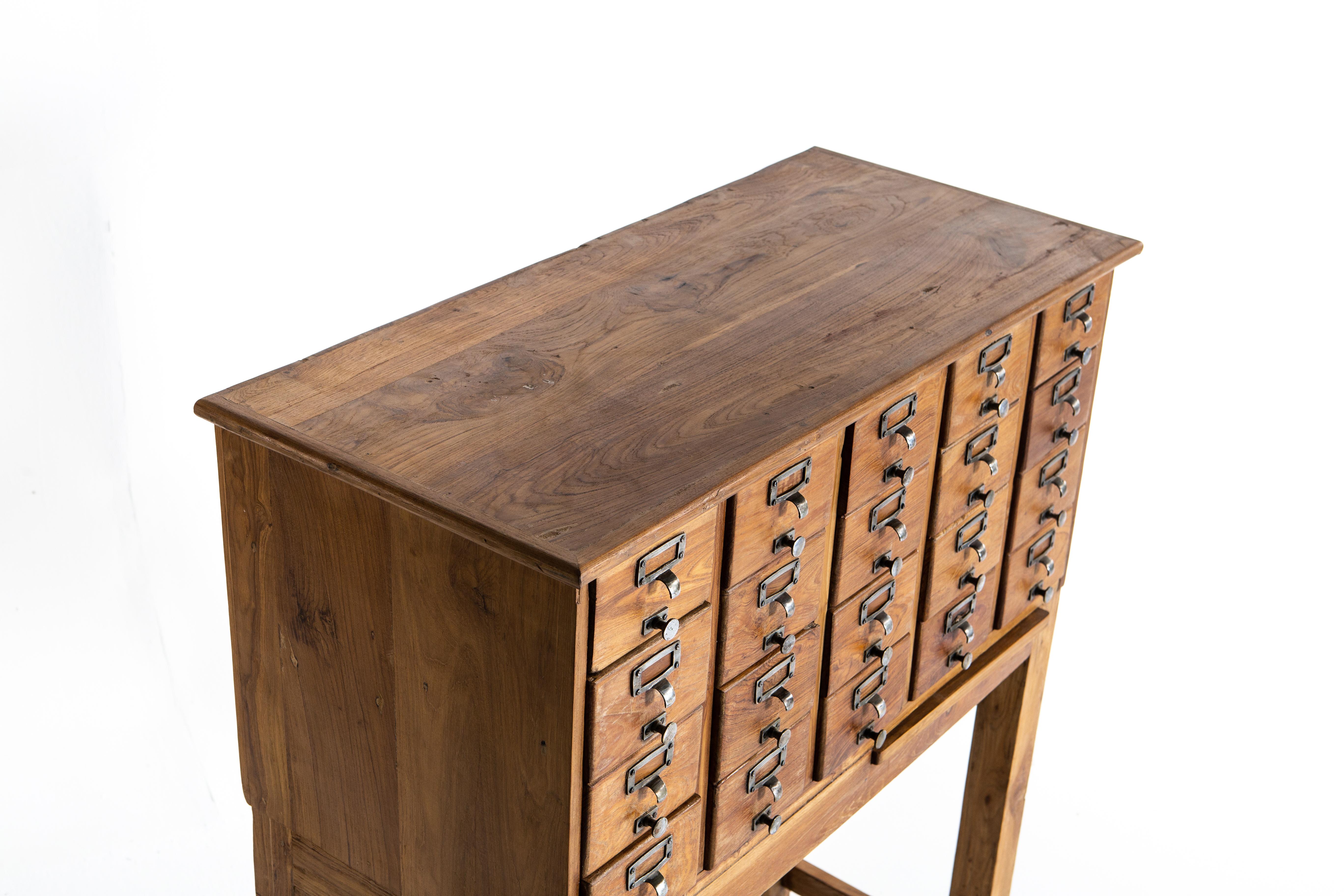 Chest on Stand with 20 Drawers 5