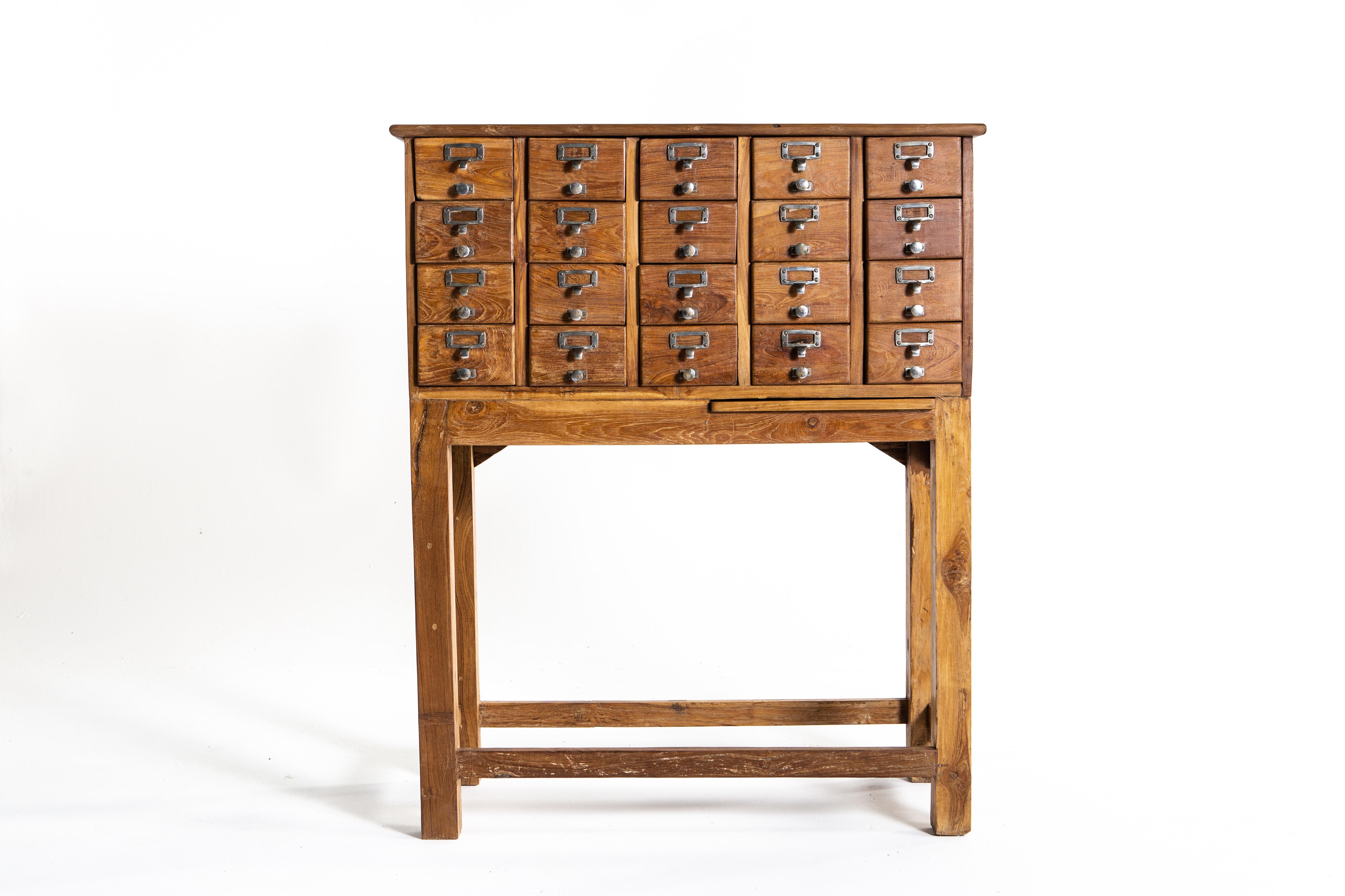Chest on Stand with 20 Drawers 7