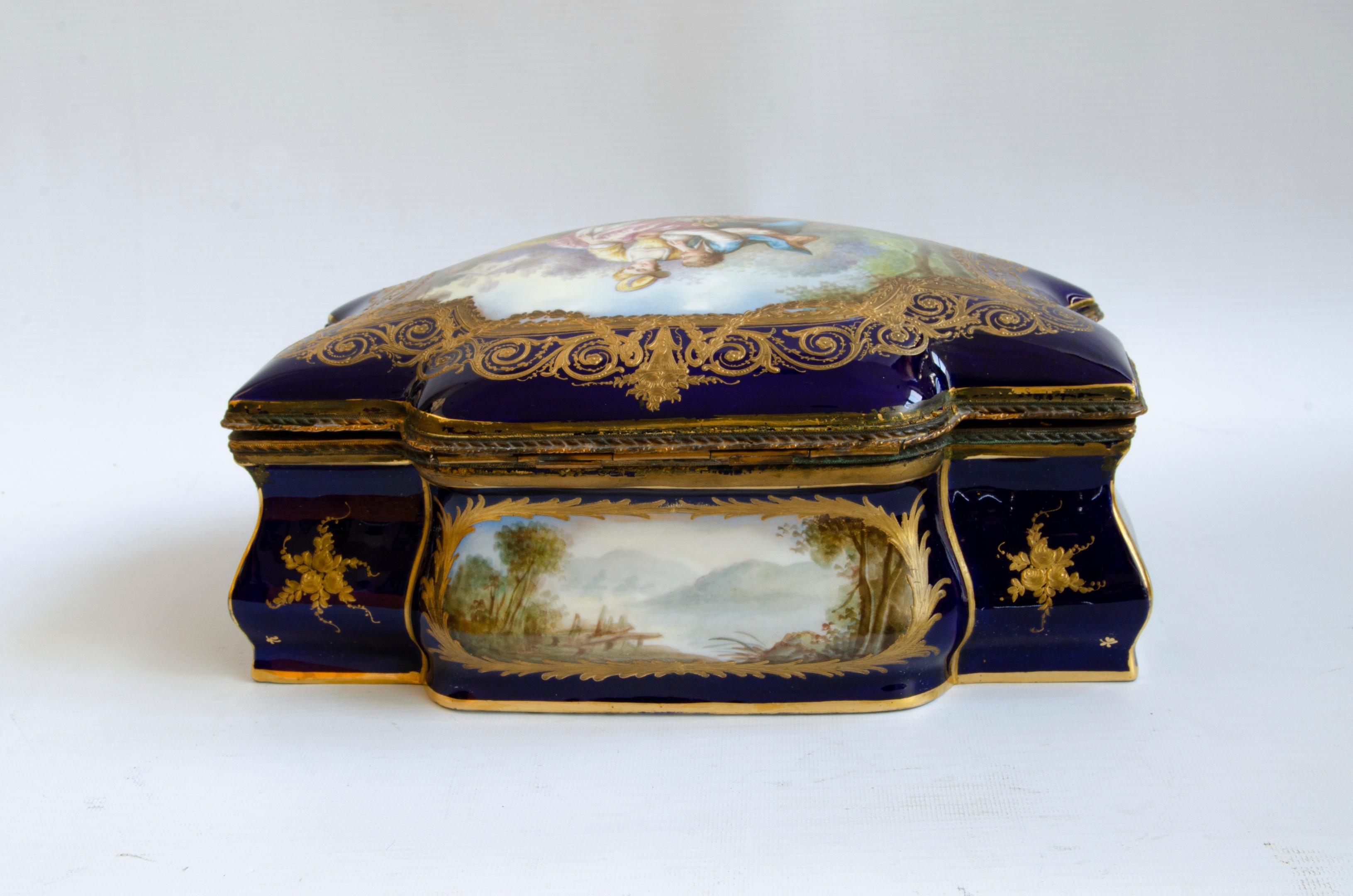 French Chest Sevres Empire style circa 1900